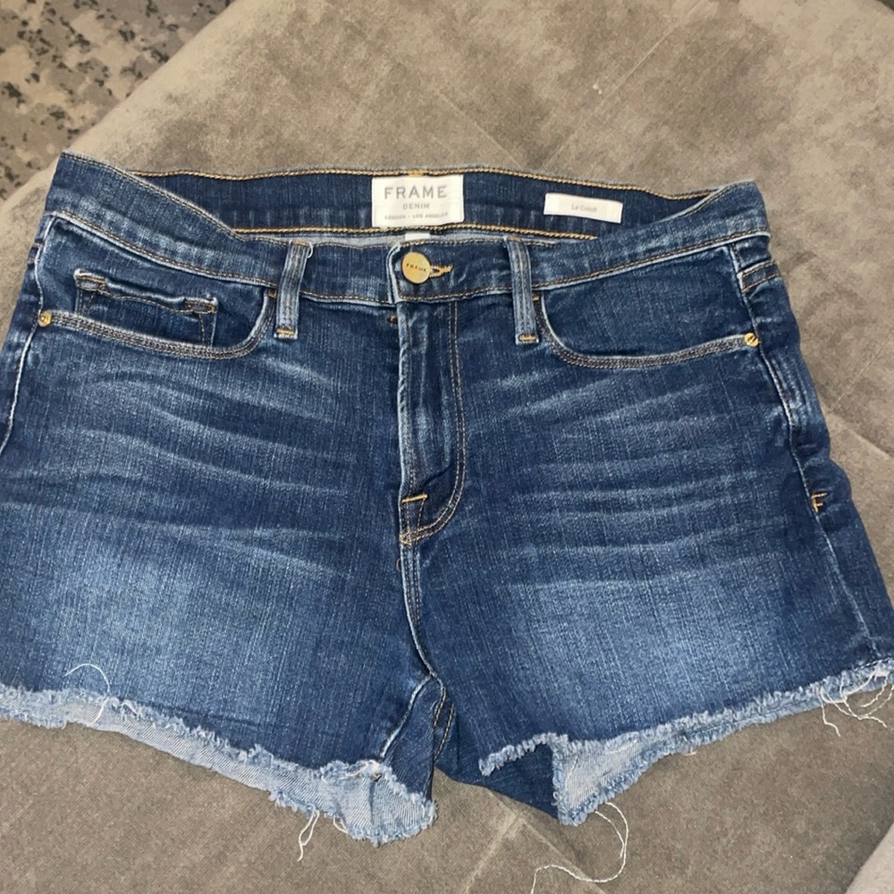 Frame Jean Shorts